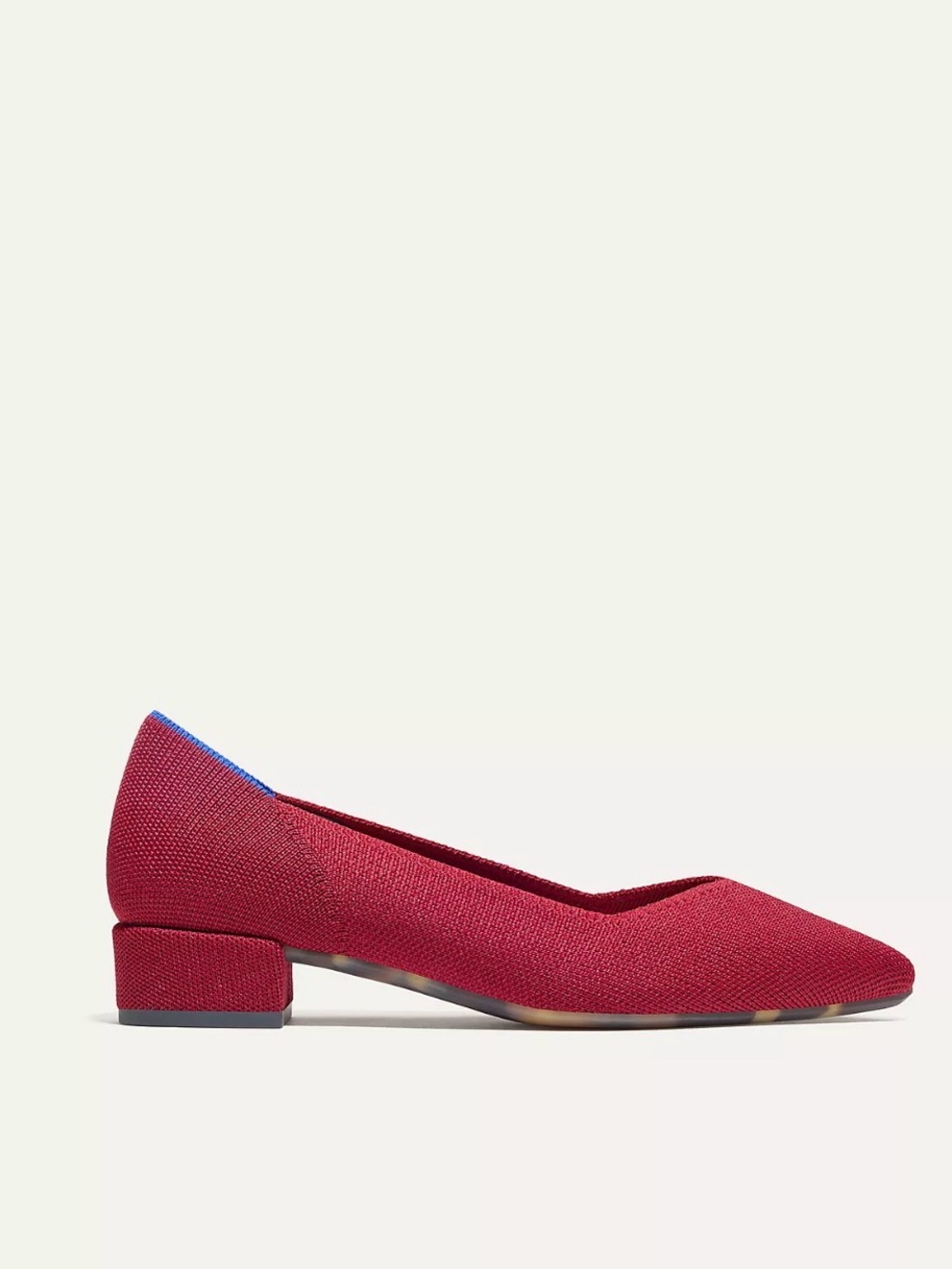 Rothy's Maroon Red Pointed-Toe The High Point Heels size 8 NWOT